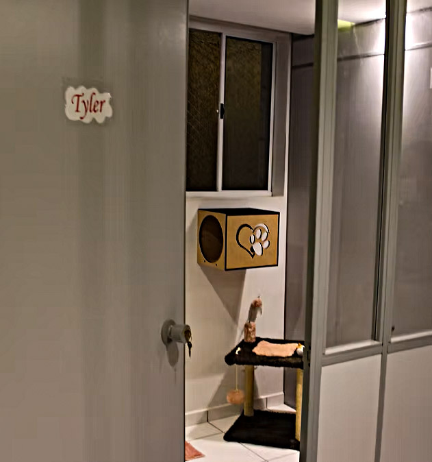 Suíte Tyler | Hotel Gatinho Feliz